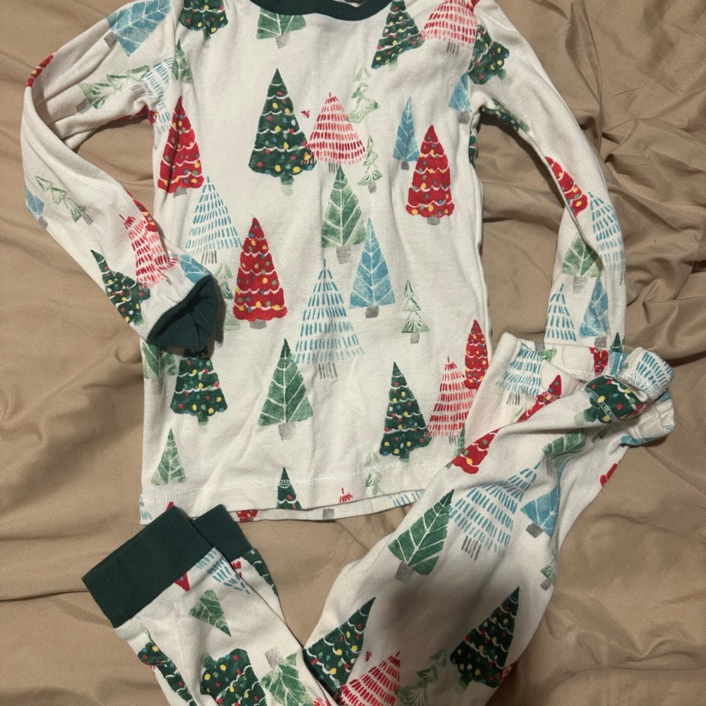 Burt's Bees Baby Multicolor Tree Print Pajama Set